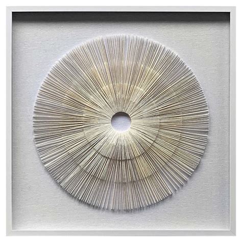 At artranked.com find thousands of paintings categorized into thousands of categories. 32X32 Circles Rice Paper Shadowbox Framed/Glass Art | At Home