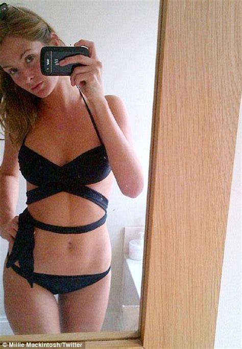 Millie Mackintosh Shows Off Beach Body Trussed Up In A Bondage Style
