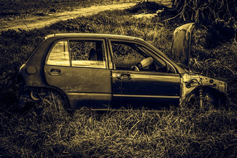Car Wreck Broken Free Photo On Pixabay Pixabay