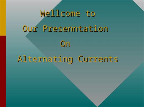 Ppt Alternating Currentac Presentation Dokumentips