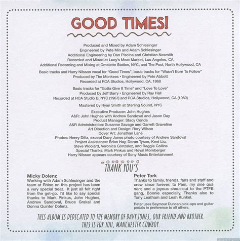 That good good i got that good i got that good good i got it i got it. Good Times! (2016) Lyrics | The Monkees | Sunshine Factory ...