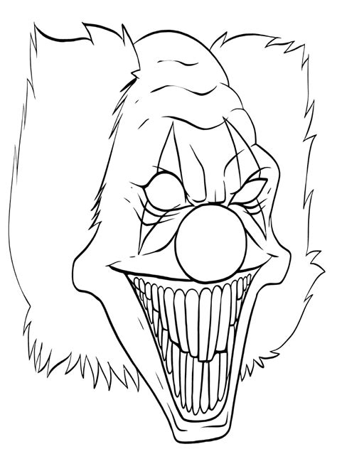 Scary 5 Coloring Page Free Printable Coloring Pages For Kids