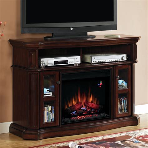 Experience the beauty for yourself. Classic Flame Windsor TV Stand with Electric Fireplace ...