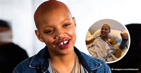 Slick Woods Who Was Recently Diagnosed With Cancer Is All Smiles In