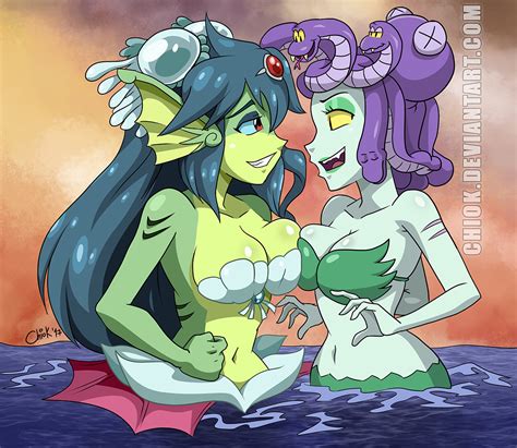 Cala Maria And Giga Mermaid Shantae Half Genie Hero And