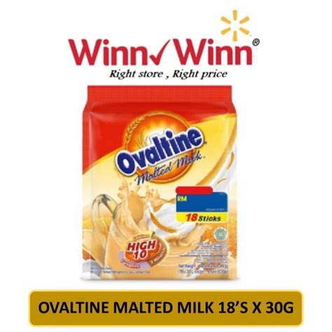 Ovaltine Malted Milk Sticks 18s X 30g Shopee Malaysia
