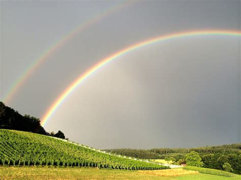 Free Images Landscape Nature Sky Sun Field Rain Color Rainbow