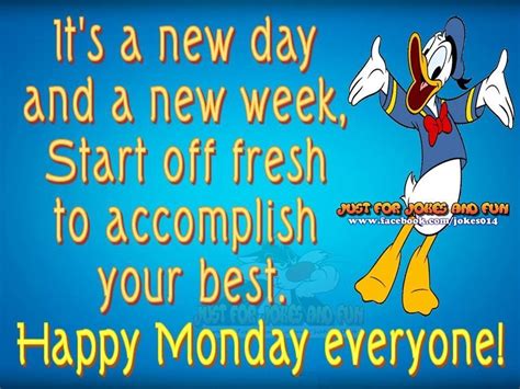 Its A New Day New Week Start Off Fresh Monday Inspirational Quotes