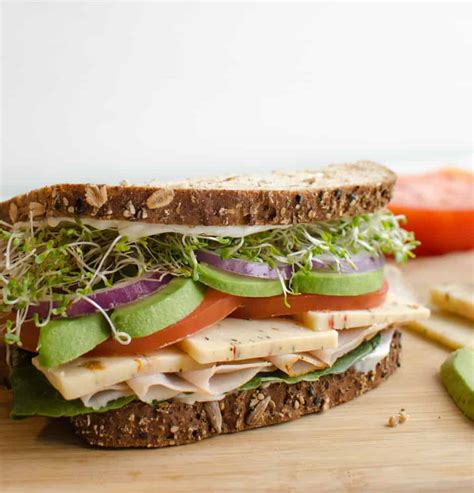 The Ultimate Turkey Sandiwch Recipe Low Calorie Lunch With Avocado