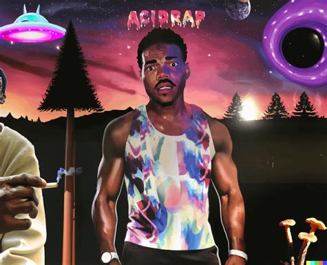 I Asked An Ai To Extend The Acid Rap Album Cover Rchancetherapper