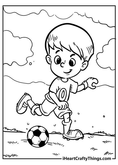 Colouring Page For Boy Colouring Page Boy On The Bicycle Coloringpage