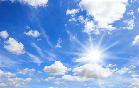 Wallpaper Clouds Nature The Sun Clear Weather Images For Desktop