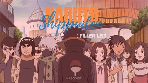 Naruto Shippuden Filler List See All Episodes Type