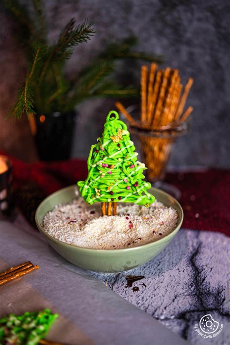 Easy Chocolate Pretzel Christmas Tree Recipe My Ginger Garlic Kitchen