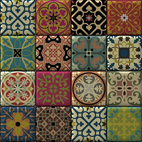 Moroccan Tiles Multi Colour Adhesive Floorwallwindow Vinyl Jes Rose