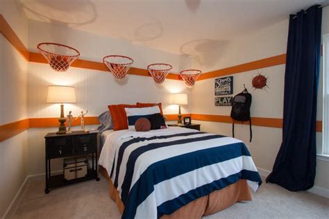 Bedroom design bedroom decor sports room boys room bedroom inspirations themed kids room bedroom themes discover boys room ideas and inspiration at pottery barn kids. Basketball Themed Kids Room | Themed kids room, Boys room ...