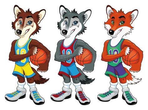 Basketball Mascots Stock Vector Illustration Of Character 24939731