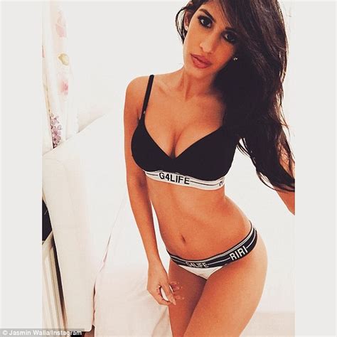 Towies Jasmin Walia Strips Down To Skimpy Lingerie For Sexy Snap