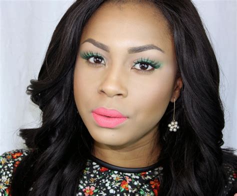 Beautys Pavilion Bright Eyeliner And Bright Lips Makeup Look
