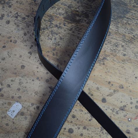 Check out our leather blue stitching selection for the very best in unique or custom, handmade pieces from our shops. Blue Stitched Black 2.5" Leather Guitar Strap - Colonial ...