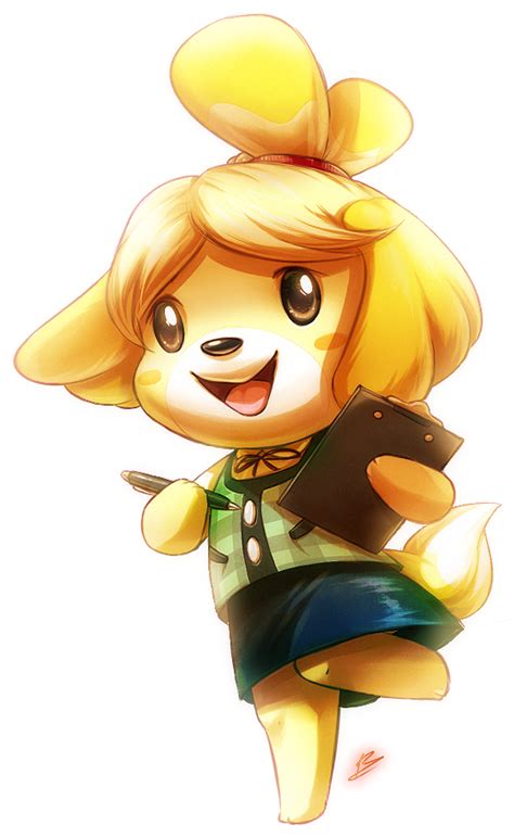 Isabelle By Draggincat D6l1y3d Isabelle Animal Crossing Fan Art