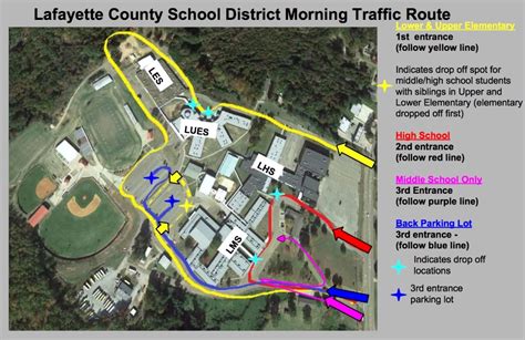 Traffic Map Lafayette County School District