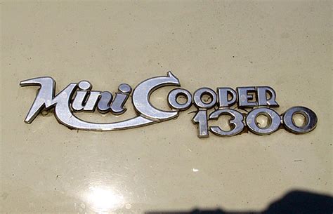 Mini Cooper 1300 The Design Inspiration Fonts Inspirations The