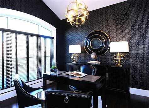 30 Black And White Home Offices That Leave You Spellbound Masculine
