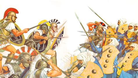 Greek Hoplites In Battle Искусство древней греции История греции