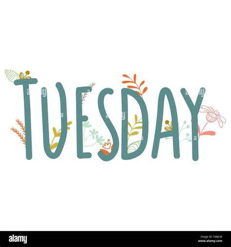 Tuesday Vector Vectors Hi Res Stock Photography And Images Alamy