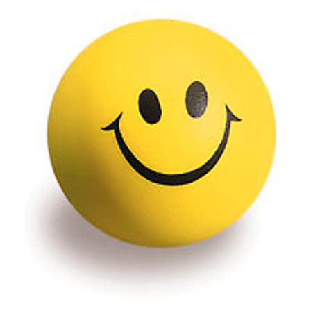 Smile Face Ball Foam Squeeze Toys For Stress Management