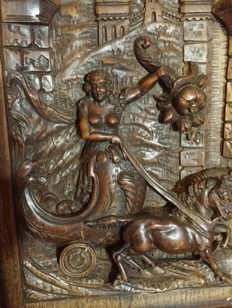 Antiques Atlas - Carved Wood Panel