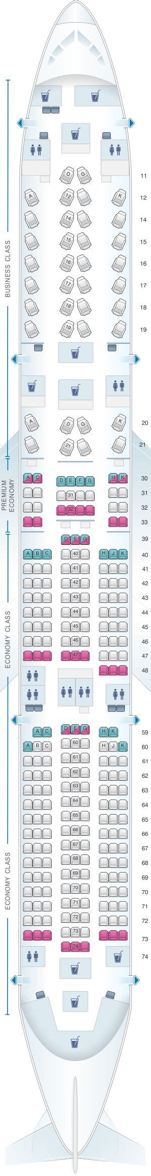 Seat Map Cathay Pacific Airways Airbus A350 900 35g Air India