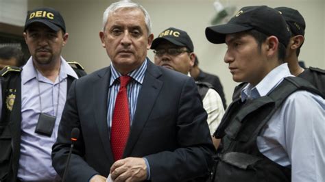 guatemalan ex president perez molina proclaims innocence in court hearing ctv news