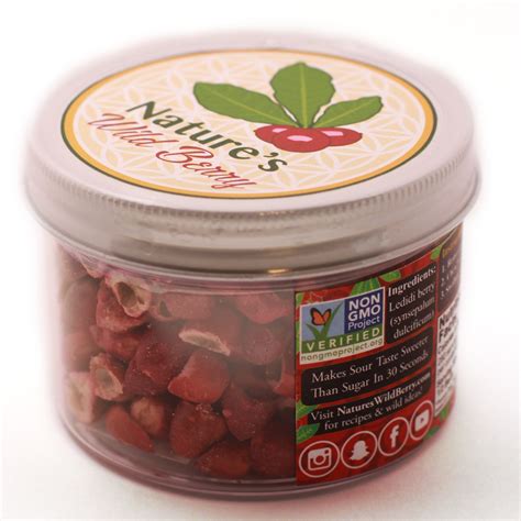 Large Jar By Natures Wild Berry Miracle Berry As Seen On Tiktok Creoate