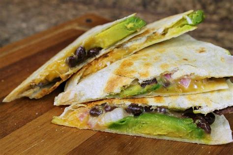 Avocado And Black Bean Quesadillas 5 Dinners Recipes Meal Plans