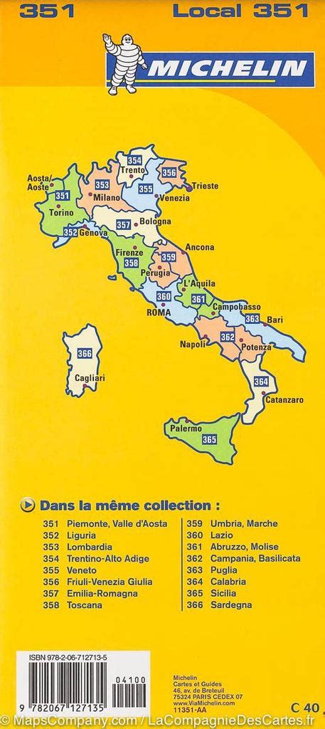 Tuscany Michelin Map Buy Maps Of Italy Mapworld