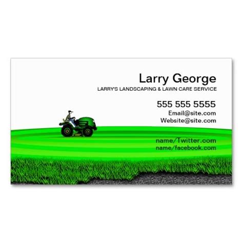 Gardening is your work of art and mowing is ours. Lawn care/Landscaping Service Business Card | Lawn Care Business Cards | Pinterest | Landscaping ...