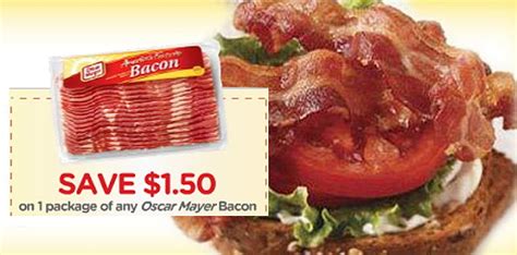New High Value 1501 Oscar Mayer Bacon Coupon
