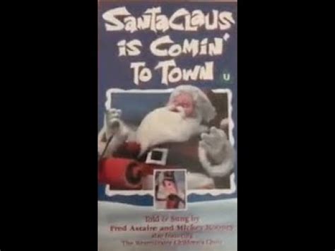Santa Claus Is Coming To Town Uk Vhs Youtube