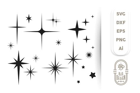 Stars Svg Bundle 13 Designs Christmas Svg Star Vector 411483