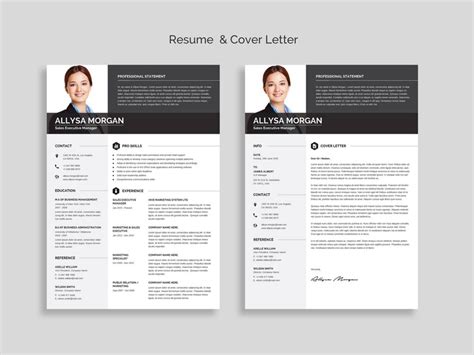 This accessible free cover letter template for word download features striped borders for an discover more great ms word templates for 2020/2021. 65 Best Free MS Word Resume Templates 2020 - WebThemez
