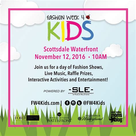 Fashion Week 4 Kids This Saturday