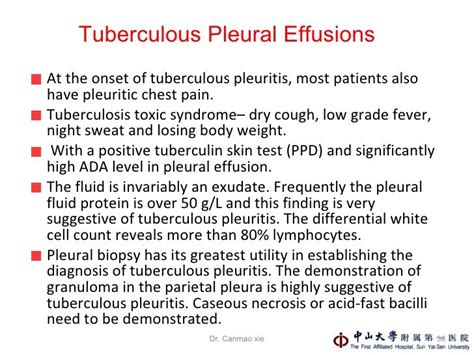 Tuberculosis Pleural Effusion