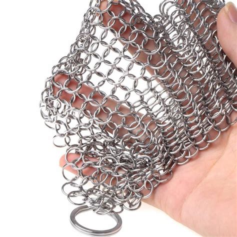 304 316 316l Stainless Steel Chainmail Scrubbercast Iron Cleaner Buy