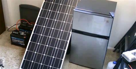 Solar Powered Fridge Freezer 30 Watt Off Grid Refrigeration Eco