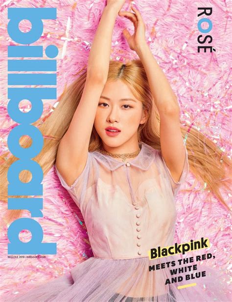 Blackpink Billboard Magazine Rose Cover