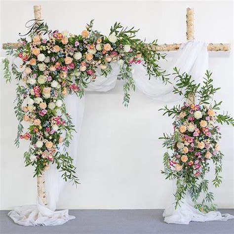 Customized Artificial Flower Arch Swag Diy Wedding Home Party Etsy In