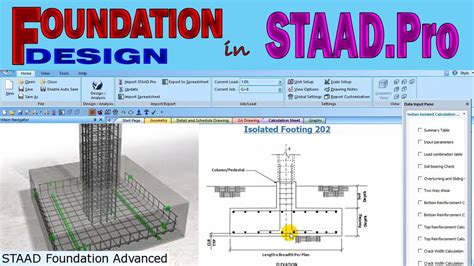Staad Pro Foundation Design Foundation Design With Staad Foundation