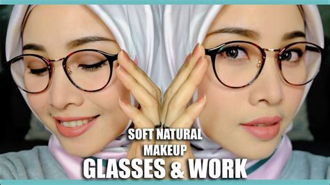 Soft Natural Makeup For Glasses And Office Or Interview Tata Rias Kacama Soft Natural